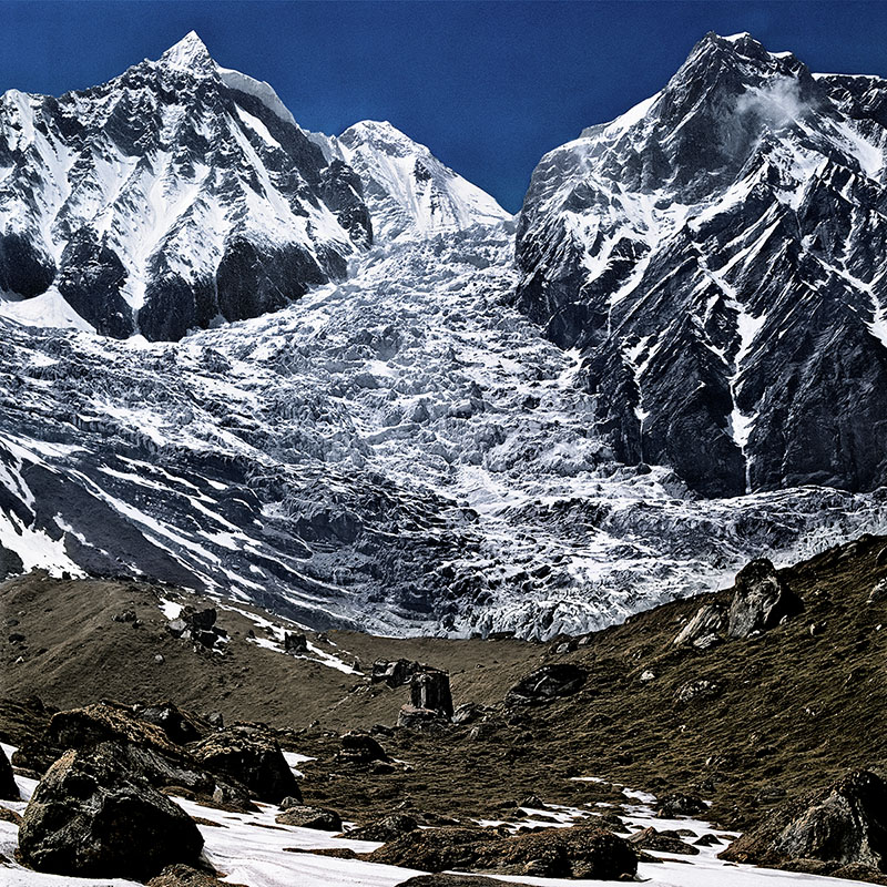 Glacier du Dhaulagiri, 8167 m