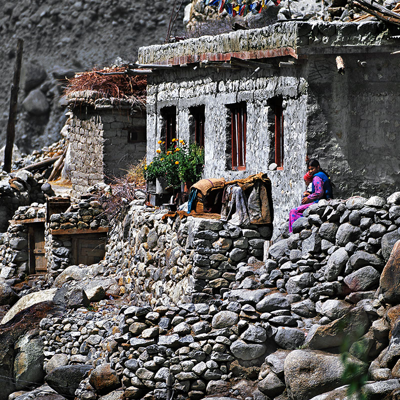 Maison de Dah Hanu - Ladakh (Inde)