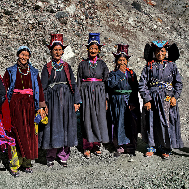 Retour de cérémonie - Timisgang, Ladakh (Inde)