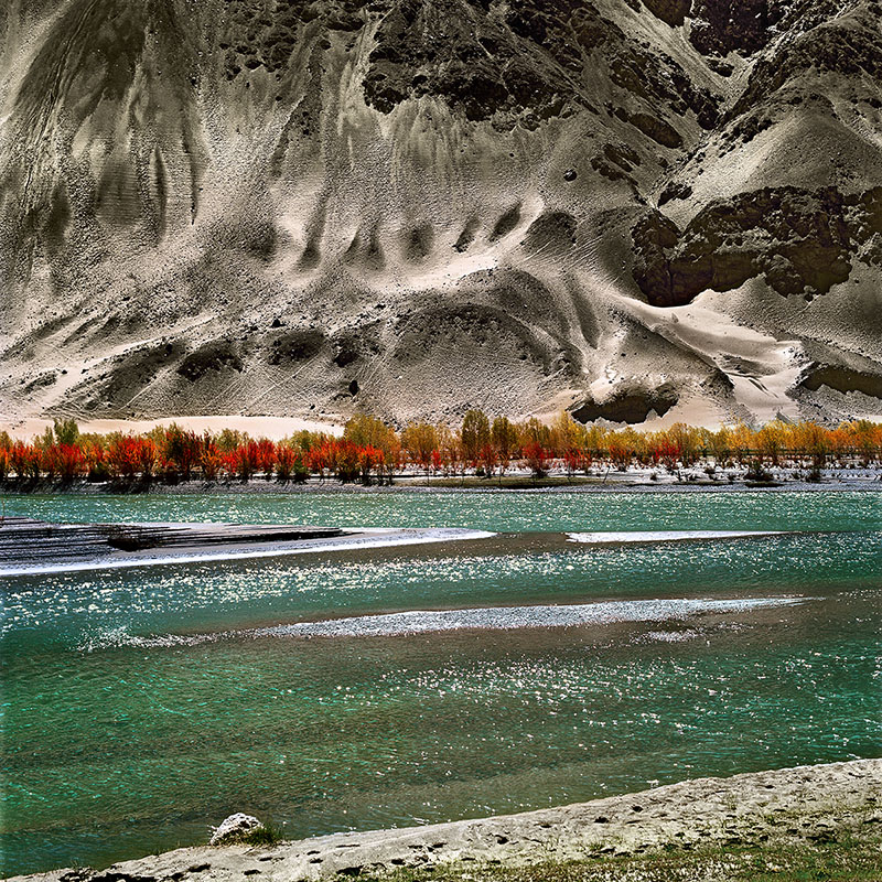 Vallée de l'Indus en amont de Leh - Ladakh (Inde)