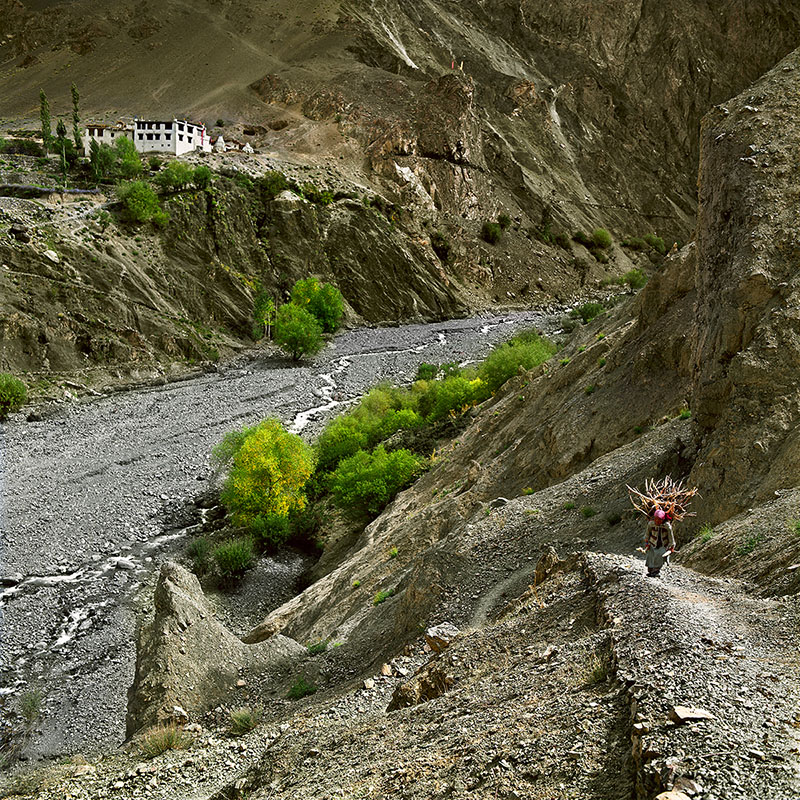 En montant vers Mangyu - Ladakh (Inde)