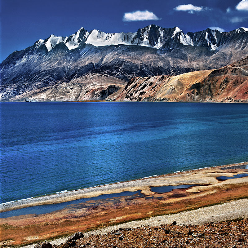 Le lac Tsomoriri, 4522 m - Ladakh (Inde)