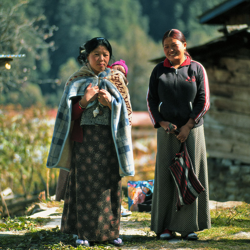Famille - Pemayangtsé, Sikkim (Inde)