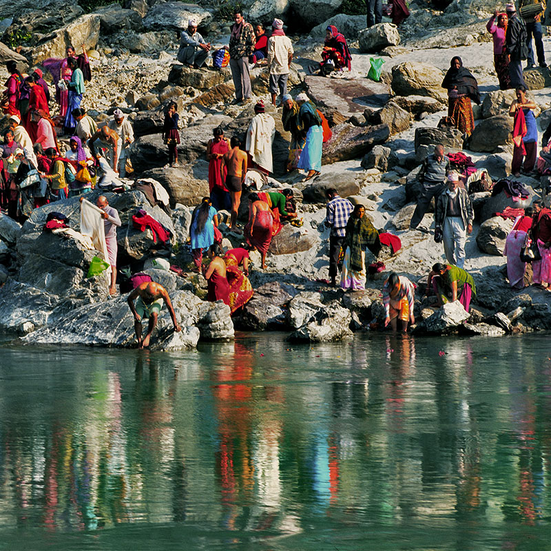 Festival d’Ekadasi, offrandes à la rivière Kali Gandaki - Ramdi (Népal)