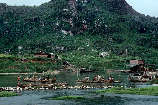 3-1-20 - Croisière sur la rivière Li Kiang - Guilin - Chine, 1984