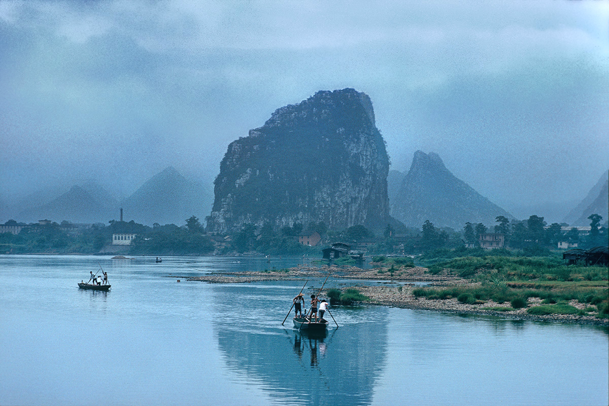 Croisière sur la rivière Li Kiang - Guilin - Chine, 1984