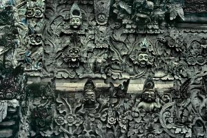 L'art balinais, décorations - Bali - Indonésie, 1987